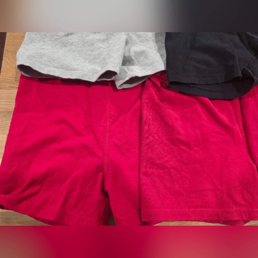 Primary Kids Under Shorts 8 Pack - Red, Black, Navy, Gray, White Sz 8/9 EUC - Picture 3 of 17